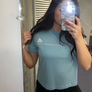 Adidas slightly cropped t-shirt